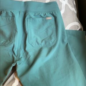 Figs Sea Foam Green Scrub Pants